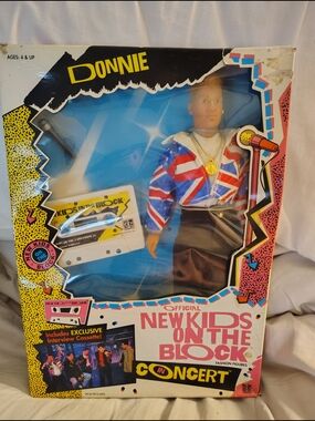 Official Donnie New Kids on the Block Action Figure – Red, White & Blue